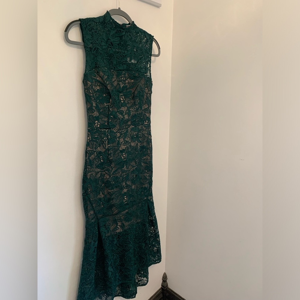 Chelsea 28 Green Lace Dress Mermaid style from Nordstrom